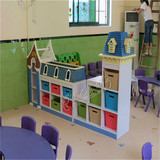 欧派豪华组合柜 幼儿园儿童储物柜收纳柜卡通玩具柜 木制书架柜子