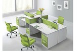 办公家具屏风隔断职员创意组合高柜书桌四人位电脑桌简约时尚现代