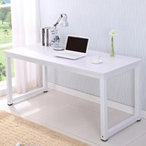 简易电脑桌台式桌家用写字台书桌简约现代钢木办公桌子双人桌定制