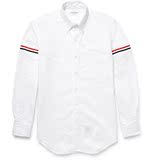 16秋 英国官网代购Thom Browne 男装 三色带白色纯棉修身牛津衬衫