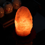 喜马拉雅天然矿物水晶盐石盐灯净化空气创意卧室床头小夜灯养生灯