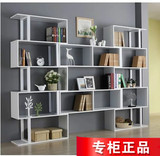 新品宜家书架置物架创意书柜简易落地家用储物架展示架隔断屏风