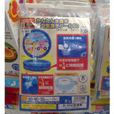 日本代购 婴儿本铺宝宝充气圆形游泳池玩具100*100*30cm3岁以上