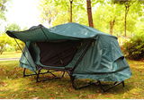 户外露营单人双人帐篷便携免搭多功能钓鱼离地帐篷床双层防潮防雨
