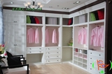 实木整体衣柜定制 开放式衣帽间订做 欧式家具定做 敞开式壁柜
