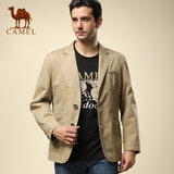 Camel/骆驼户外 休闲西装 男款修身型时尚外套 精品男装 专柜正品