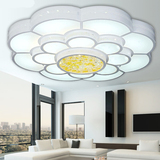 LED梅花型吸顶灯现代简约圆形客厅灯饰创意大气卧室艺术大厅灯具