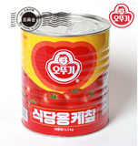 整箱批发 韩国进口不倒翁番茄酱3.3kg*6桶料理店专用 运费另算