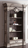 新古典怀旧复古雕花欧式风格意大利法式实木书柜高档展示柜餐边柜