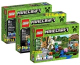 正品LEGO乐高我的世界Minecraft21113山洞21119地下城21123铁傀儡
