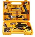 得力(deli)3702组合工具（办公、家用“百宝箱”25件套）工具箱