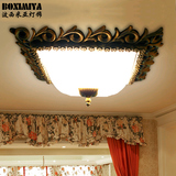 波西米亚美式欧式树脂卧室吸顶灯简约客厅过道阳台灯古典玄关灯具