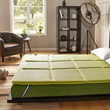 夏季4D竹炭透气凉垫可水洗榻榻米薄床垫1.5m床褥垫被折叠软席1.8m