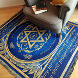 安邸与设计 塔罗牌的谜语六芒星沙发巾地毯壁毯星空复古外贸盖毯