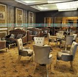 欧式售楼处部洽谈桌椅沙发组合新古典家具酒店会所大堂吧休闲椅子