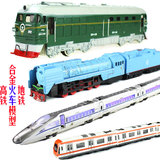 和谐号蒸气火车合金模型儿童玩具地铁高铁动车组东风火车头玩具