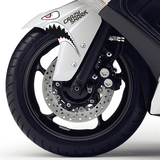怒海狂鲨贴纸踏板越野摩托车个性贴花防水DIY保护膜创意贴电动车