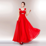 【天天特价】韩版大码敬酒服红色短款新娘孕妇高腰结婚晚礼服长裙