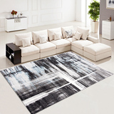 现代抽象艺术地毯土耳其进口韩日中式复古简约茶几垫客厅短毛地毯