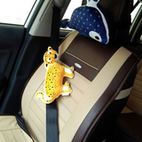 外贸可爱卡通动物造型婴儿安全带保护套儿童护肩汽车座椅头枕靠枕