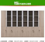 上海板式文件柜木质带锁员工资料柜子档案柜储物柜办公书柜带抽屉