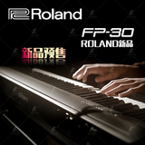 进口Roland 罗兰电钢琴FP-30 fp30蓝牙智能88键重锤专业电子钢琴