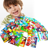 木质拼图20片十二生肖动物拼图0-1-2-3-4-5岁儿童益智类玩具包邮