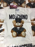 正品代购MOSCHINO/莫斯奇诺新款戴帽子泰迪熊短袖t恤 【现货】