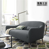 北欧沙发田园小户型组合布艺沙发Q型客厅卧室现代简约沙发椅包邮