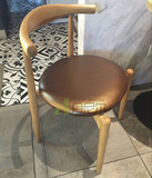 牛角椅 实木餐椅北欧时尚简约餐厅宜家布艺西皮餐座椅 设计师椅子