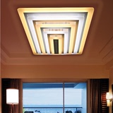豪华高端led客厅灯具大气长方形现代简约创意吸顶灯卧室灯书房灯