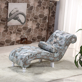 创意懒人沙发 欧式古典贵妃椅躺椅卧室客厅休闲单人椅子布艺现代