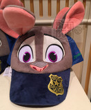 香港迪士尼代购 疯狂动物城 兔朱迪儿童卡通造型 太阳帽 遮阳帽