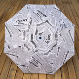 创意旧报纸伞英伦复古折叠雨伞情侣男女时尚雨伞个性潮