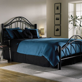 简约现代铁艺床欧式卧室双人床铁床铁架床公主床1.5米1.8定制大床