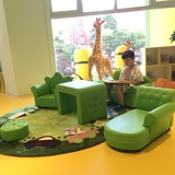儿童沙发可爱粉色宝宝公主小沙发幼儿园沙发组合婴儿皇冠沙发