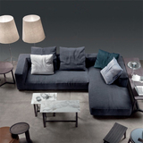 北欧小户型布艺沙发组合宜家三人双人客厅新款日式创意乳胶沙发