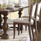 简约现代餐桌椅组合6人全实木整装圆形饭桌椅现代中式雕花桌子椅