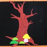 幼儿园教室环境布置材料用品*黑板报主题墙墙贴*DIY泡沫大树树干
