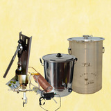 家庭自酿啤酒工具套餐全套设备煮麦芽糖化锅磨碎机发酵桶酿啤酒机