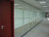 广州厂家直销办公室屏风隔断钢化双面玻璃带百叶隔断高隔断墙特价