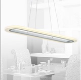 亚克力鱼线吊灯 环形LED灯现代简约时尚餐厅客厅卧室餐厅灯具灯饰