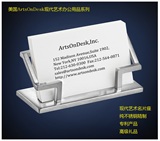 美国ArtsOnDesk现代艺术名片座(亚光)创意名片架桌面名片盒名片夹