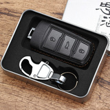 思涵专用于一键启动大众迈腾CC真皮钥匙包男女智能遥控钥匙套保护