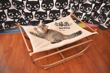 宅猫酱猫咪狗狗宠物铁艺家具文艺舒适并重耐用猫窝铁制吊床