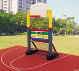 幼儿园可升降益智篮球架足球门组合儿童家用户外加固小型投篮玩具