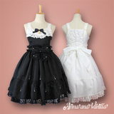 【ANV】原创洋装lolita 雨之诗 背带裙 JSK 黑白两色【现货】