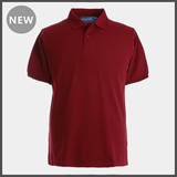 英国品牌原单 夏季酒红短袖Polo衫 外贸舒适宽松T恤男装 包邮