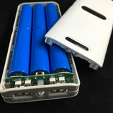 6节充电宝外壳 18650电池盒 移动电源套料 5v DIY升压电路板
