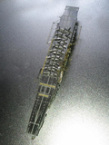 STEELGOLEM全金属DIY拼装模型1:2400二战日本赤城号航空母舰包邮
